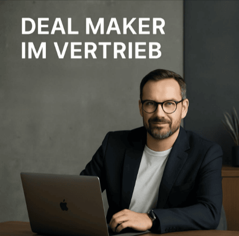 Deal Maker im Vertrieb – Coaching Ausbildung mit Philipp Kuhn (Laptop,  professionelles Business-Porträt)