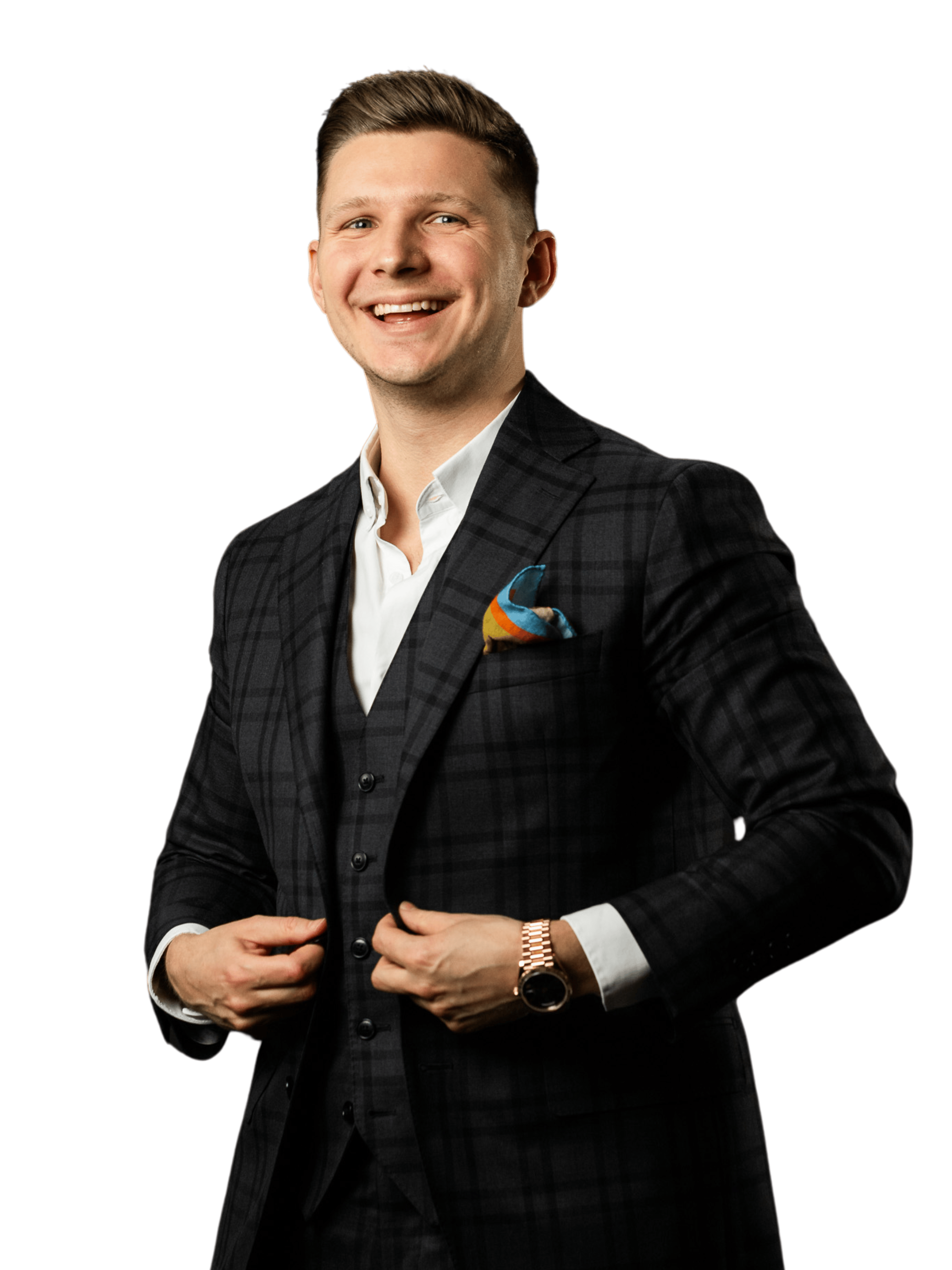 Philipp Kuhn im Anzug