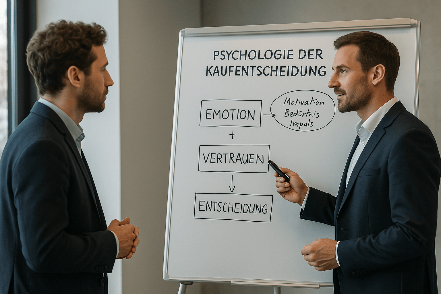 Ein realistisches Stillleben zeigt eine Holzunterlage mit einem Clipboard, auf dem  ein schematisches Netzwerk von Personen abgebildet ist 
